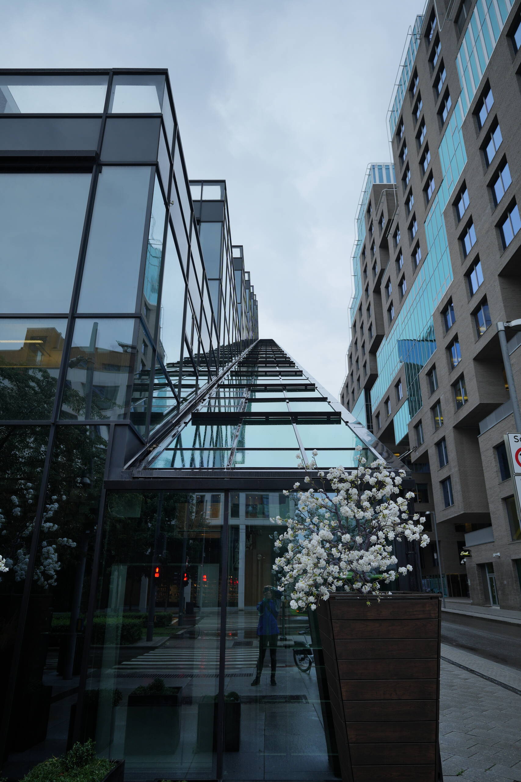 An image of glass building.